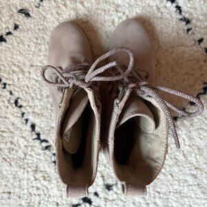 Sorel Cate Women's Heeled Boots in Taupe